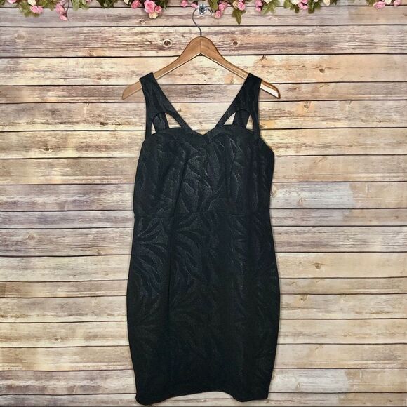 NWT Forever 21 Plus Printed Bodycon Dress - Picture 1 of 5